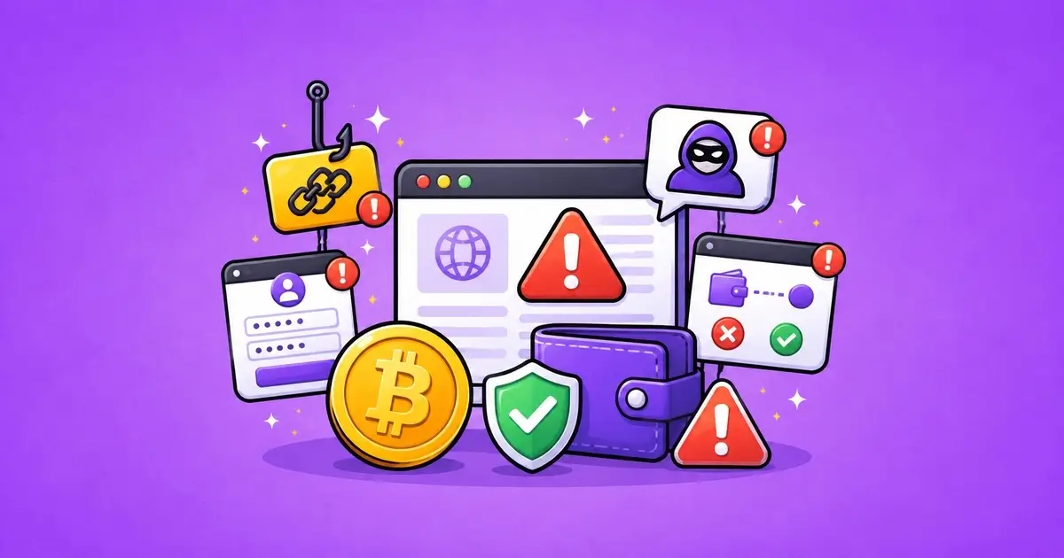Crypto Phishing Websites: Warning Signs