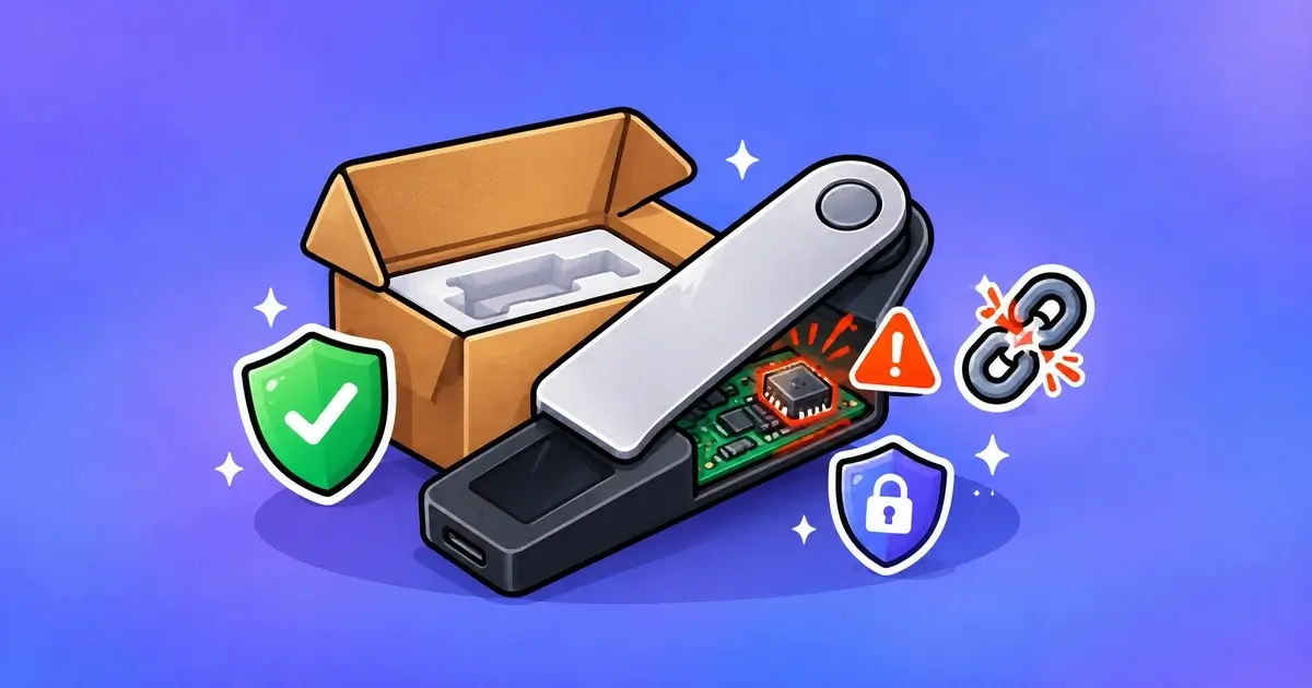 A Hardware Wallet Can Be Genuine and Still Arrive Compromised