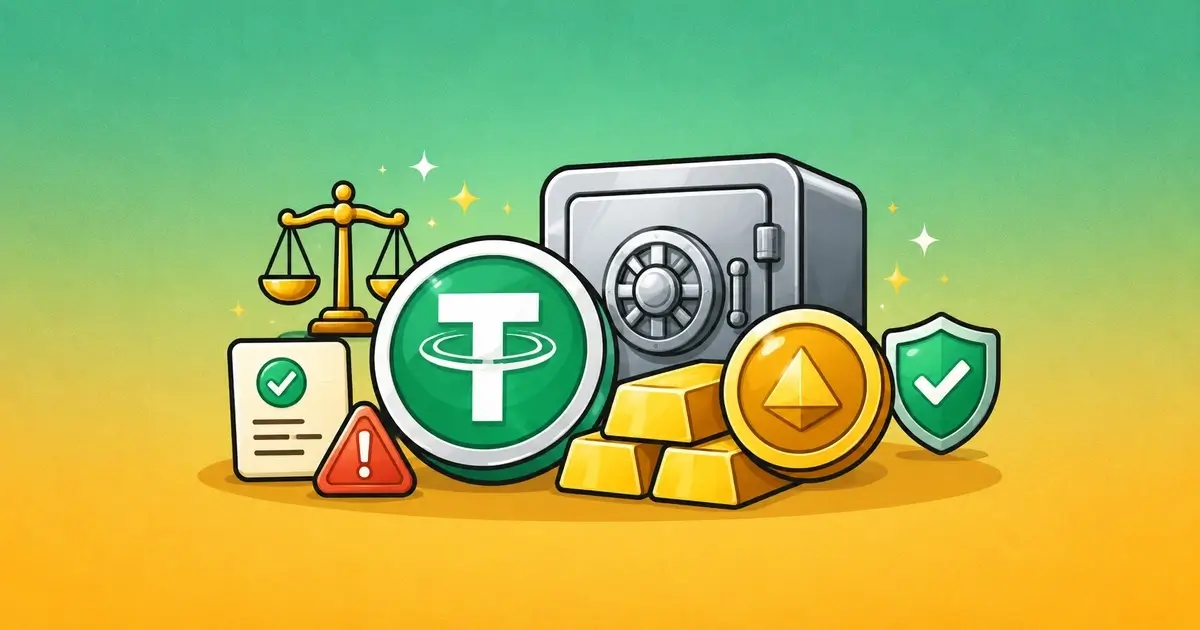 Tether’s Gold Buying Reshapes Stablecoin Reserves
